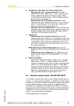 Preview for 45 page of Vega VEGAMET 625 Operating Instructions Manual