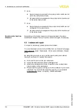 Preview for 56 page of Vega VEGAMET 625 Operating Instructions Manual