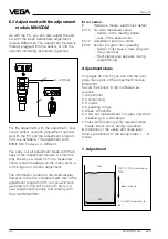 Preview for 52 page of Vega VEGASON 51K Operating Instruction