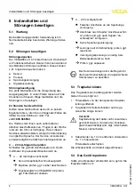 Preview for 8 page of Vega VEGAWELL S 51 Operating Instructions Manual