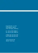 Preview for 24 page of Veigel S47290920 Installation And Operating Instructions Manual