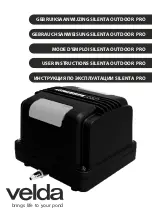 velda SILENTA OUTDOOR  PRO User Instructions preview