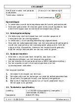 Preview for 20 page of Velleman CTC1000KP User Manual