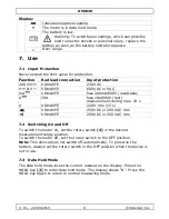 Preview for 9 page of Velleman DVM630 User Manual