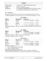 Preview for 17 page of Velleman DVM630 User Manual