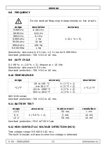 Preview for 13 page of Velleman DVM900 User Manual