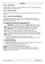 Preview for 17 page of Velleman DVM900 User Manual