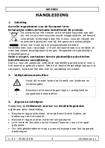 Preview for 8 page of Velleman ED8A800 User Manual