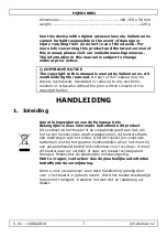 Preview for 7 page of Velleman HQMC10001 User Manual