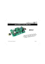 Preview for 1 page of Velleman K8060 Assembly Manual