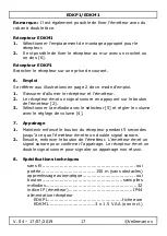 Preview for 17 page of Velleman PEREL EDKP1 User Manual