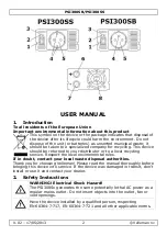 Preview for 2 page of Velleman PSI300SB User Manual