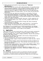 Preview for 4 page of Velleman PSI300SB User Manual