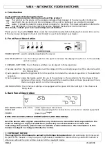 Preview for 2 page of Velleman VAS4 User Manual