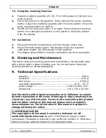 Preview for 6 page of Velleman VTBAL30 User Manual