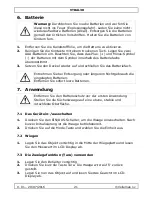 Preview for 21 page of Velleman VTBAL30 User Manual