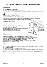 Preview for 3 page of Velleman VTLAMP4W User Manual