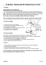 Preview for 4 page of Velleman VTLAMP4W User Manual