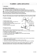 Preview for 5 page of Velleman VTLAMP4W User Manual