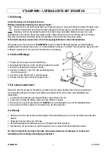 Preview for 7 page of Velleman VTLAMP4W User Manual