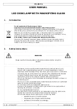 Preview for 3 page of Velleman VTLLAMP16 User Manual