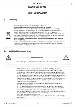 Preview for 6 page of Velleman VTLLAMP16 User Manual