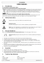 Preview for 2 page of Velleman VTLLAMP4WU User Manual