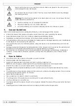 Preview for 3 page of Velleman VTS60SF User Manual