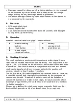 Preview for 4 page of Velleman WC40D User Manual