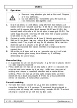 Preview for 5 page of Velleman WC40D User Manual