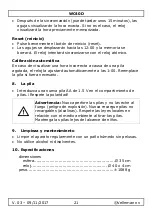 Preview for 21 page of Velleman WC40D User Manual