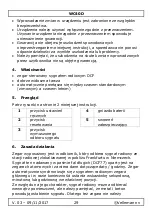 Preview for 29 page of Velleman WC40D User Manual