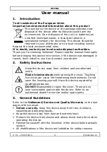 Preview for 3 page of Velleman WIFIR1 User Manual