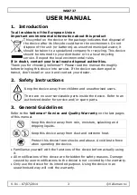 Preview for 3 page of Velleman WS8737 User Manual