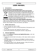 Preview for 3 page of Velleman WT705G User Manual