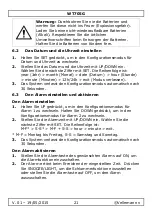 Preview for 21 page of Velleman WT705G User Manual