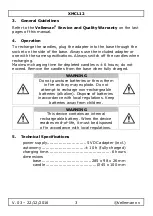 Preview for 3 page of Velleman XMCL12 User Manual