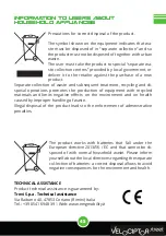 Preview for 45 page of VELOCIPTOR ES 120EW STREET User Manual