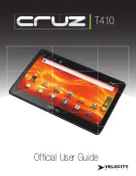 Velocity Cruz T410 User Manual preview