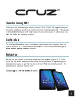 Preview for 3 page of Velocity Cruz T510 User Manual