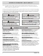 Preview for 2 page of Velocity Phantom-X PHNTM399C Installation, Operating And Service Instructions