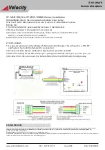 Preview for 2 page of Velocity ZT-DVS-RM/B Manual