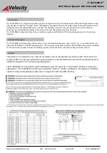 Velocity ZT-SSPK24WLP Instructions preview