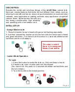 Preview for 4 page of Vemus miniK 10mc Operating Manual