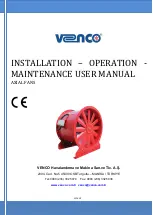 VENCO VAX Installation, Operation And Maintanance Manual preview