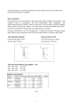 Preview for 8 page of Venini VEF61EG Installation, Maintenance And Use  Instructions