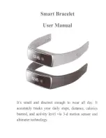 VENSYS SMART BRACELET User Manual preview