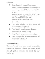 Preview for 2 page of VENSYS SMART BRACELET User Manual