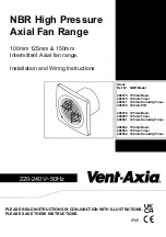 Vent-Axia 496575 Installation And Wiring Instructions preview