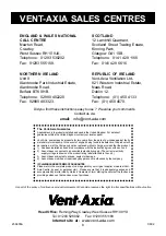 Preview for 8 page of Vent-Axia ACQ 100-12C Installation, Setup And Operation Instructions